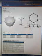 National Vacuum Equipment  21” Manway Gaskets Part Number 286-706-21n